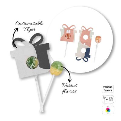 LOLLY BALL - Kugel-Lolli mit Flyer 