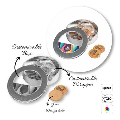 LOGO COOKIE - Schachtel mit runden Keksen, individuell gestaltbar