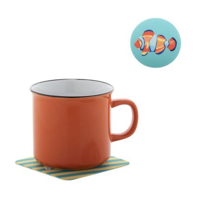 CREAFELT DRINK - RPET Filz Untersetzer, Quadrat