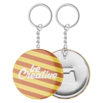 KEYBADGE BOTTLE - Button-Schlüsselanhänger