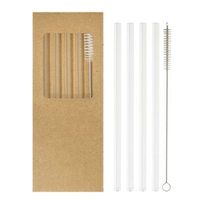 BOROSIP - Glas-Trinkhalmset