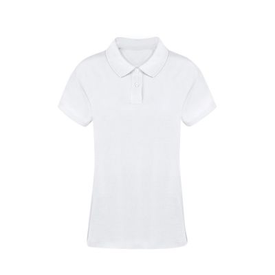 KOUPAN - Erwachsene Frauen Weiß Polo-Shirt