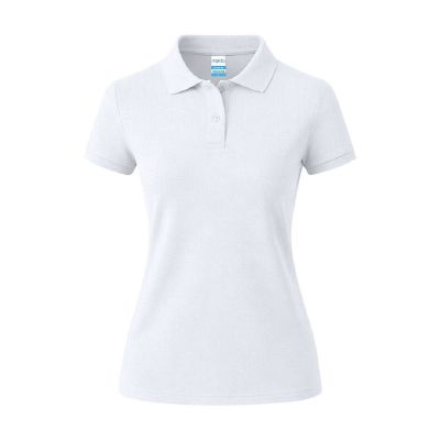 CHARLES - Erwachsene Frauen Weiß Polo-Shirt