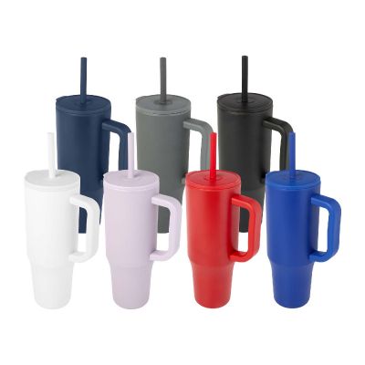 BRADY - 900 ml RCS-zertifizierter Isolierbecher mit Silikon Trinkhalm