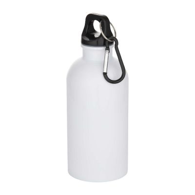 STEELBOTTLE 400 -Oregon 400 ml RSC-zertifizierte einwandige Sublimation Trinkflasche aus recyceltem Edelstahl mit Karabinerhaken