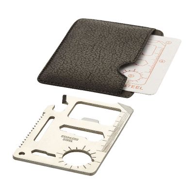 SAKI - Taschen Werkzeugkarte mit 15 Funktionen