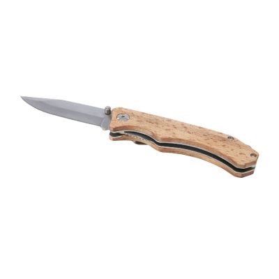 COLTELLO TASCABILE DAVE -Dave Holz-Klappmesser mit Gürtelclip