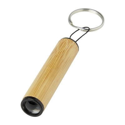 CANE - Schlüsselring mit Licht, aus Bambus