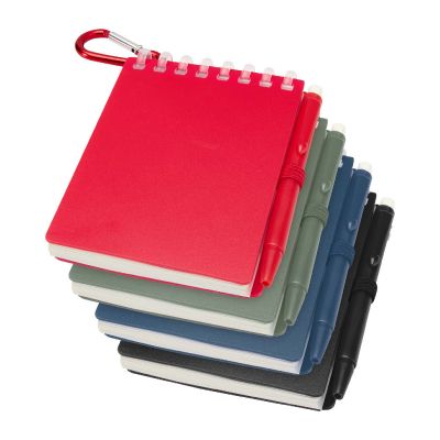 LIG MIN -i Recyceltes Outdoor-Softcover Notizbuch und Kugelschreiber Set (schwarze Mine)