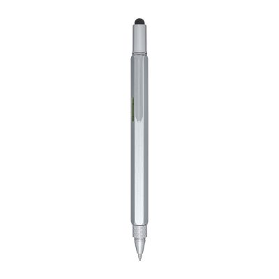 DORA - Multifunktionsstift aus recyceltem Aluminium (schwarze Mine)