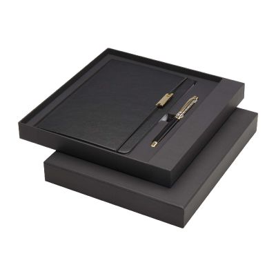 LEGATO - A5 Notizbuch und Tintenroller Set (blaue Mine)