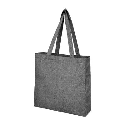PHEEBS - 210 g/m² recycelte Tragetasche mit Seitenfalten 13L