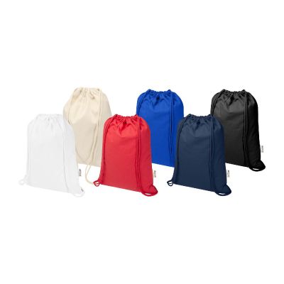 PERU BLEND - 180 g/m² Sportbeutel aus GRS recycelter Baumwolle 5L