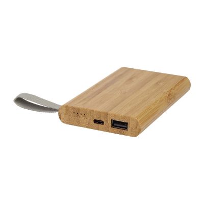 TULDA - 5000 mAh Powerbank aus Bambus