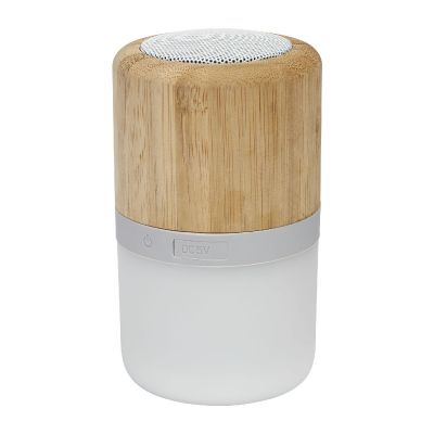 AUREA - Bluetooth® Lautsprecher aus Bambus mit Licht