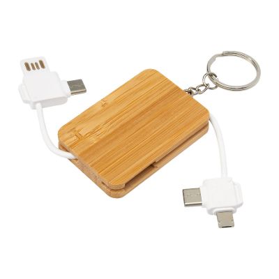 REEL - 6-in-1 Ladekabel mit einziehbarem Schlüsselring
