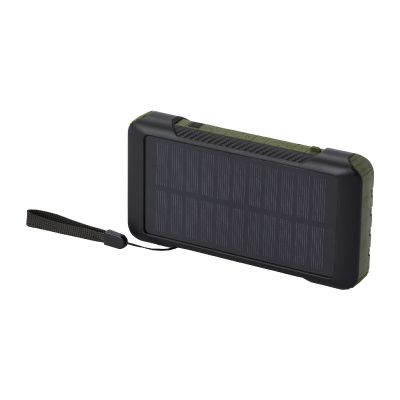 SOLDY - 10.000 mAh Solardynamo-Powerbank aus recyceltem GRS Kunststoff
