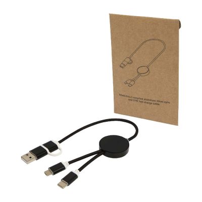 W ALASIA -Alasia 30 cm 5-in-1 Kabel aus recyceltem Kunststoff für Datenübertragung und 27W Schnellladung