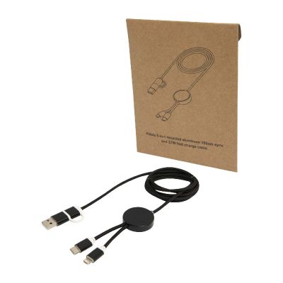 W ALASIA -Alasia 150 cm 5-in-1 Kabel aus recyceltem Kunststoff für Datenübertragung und 27W Schnellladung