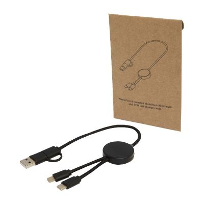 W CITALA -Citala 30 cm 5-in-1 Kabel aus recyceltem Kunststoff für Datenübertragung und 27W Schnellladung