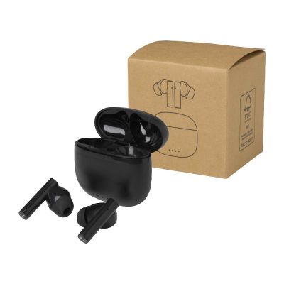 ALTERF - True Wireless Bluetooth® Headset aus recyceltem Kunststoff mit Silikon-Ohrstöpseln