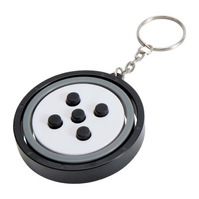 SPINX - Gyroskop Fidget Schlüsselanhänger aus recyceltem Kunststoff