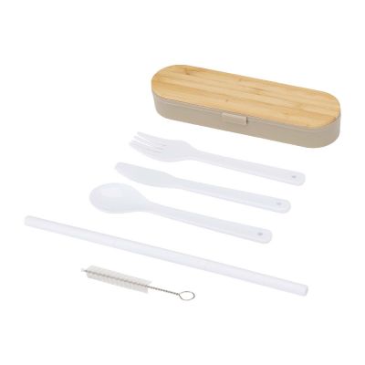 RUNA - Besteckset mit Bambusdeckel