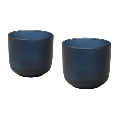 MALE -Mal 200 ml Glasbecher – 2er-Set, matt