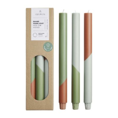 EDEN -Originalhome Diagonale Kerzen – 3er-Set