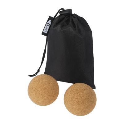 TRIKONA - Kork Yoga Ball 2er Set