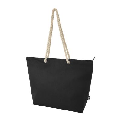 PANAMA - Strandkühltasche mit Kordelgriffen aus recyceltem GRS-Material, 23L