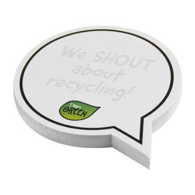 FOGLIETTI ADESIVI -Sticky-Mate® sprechblasenförmige recycelte Haftnotizen