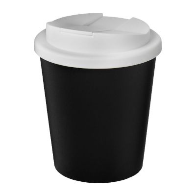 AMERICANO® ESPRESSO - Eco 250 ml recycelter Isolierbecher mit auslaufsicherem Deckel