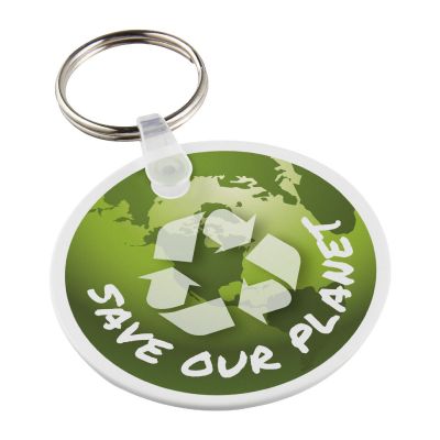 TAIT - kreisförmiger Schlüsselanhänger aus recyceltem Material