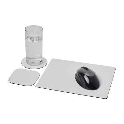 BRITEDESK 1 -Brite-Mat® Mauspad- und Untersetzer-Set 1