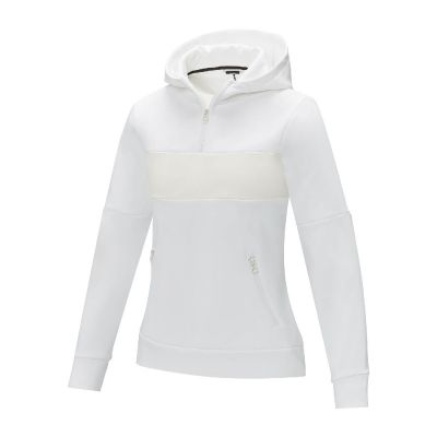 SAYAN - Kapuzenpullover mit halbem Reißverschluss für Damen