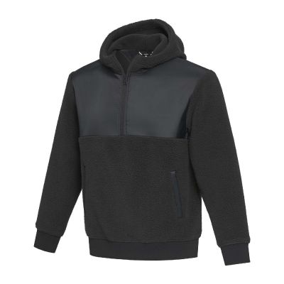 EVANS - 370 g/m² Sherpa Fleecepullover Half-Zip Unisex