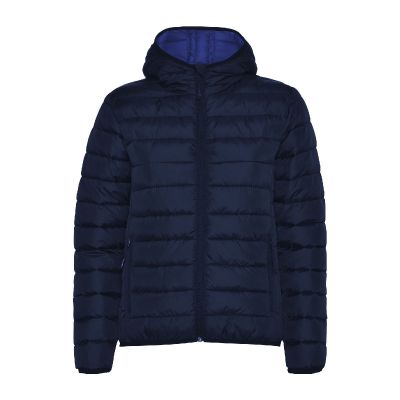 CHAD - taillierte gefütterte kapuzensteppjacke