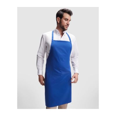 BESSEMER - Lange Latzschürze mti Gürtelschlaufe Ton-in-Ton