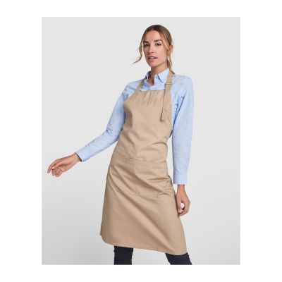 BETHEL - Lange Latzschürze aus Twill