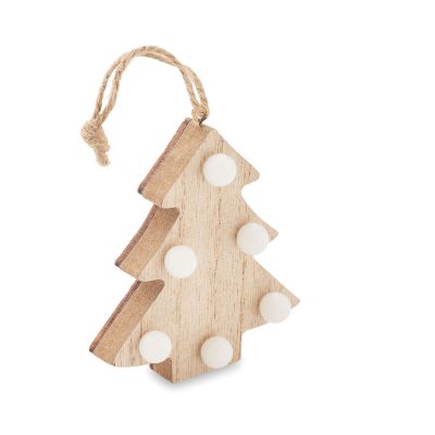 LULIE - Anhänger aus holz mit led