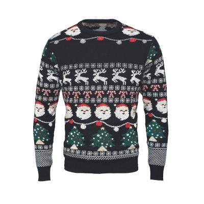 SHAMIS LARGE - Weihnachts-led-pullover l/xl