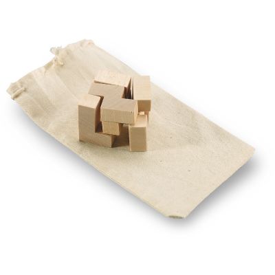 TRIKESNATS - Holzpuzzle im baumwollbeutel