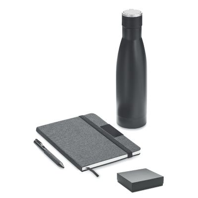 YOKOSO - Set notizbuch mit flasche
