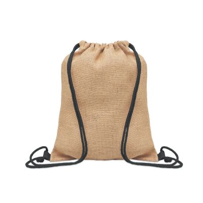 FUKURO - Jute beutel mit kordelzug
