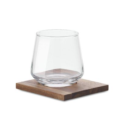 DRINKS - Glas mit untersetzer
