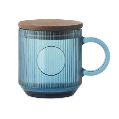 VITRIO MUG - Gerippter glasbecher 300ml