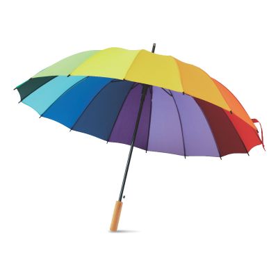 BOWBRELLA - Regenschirm regenbogenfarbig