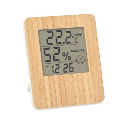 SUNCITY - Wetterstation bambus