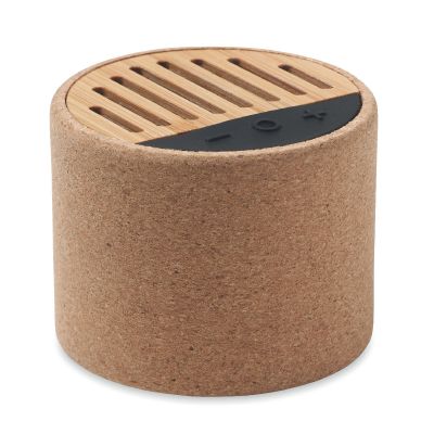 ROUND + - Wireless lautsprecher kork